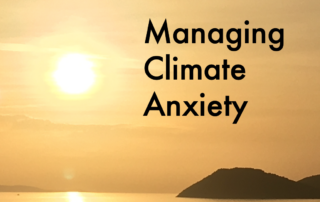 Managing climate anxiety